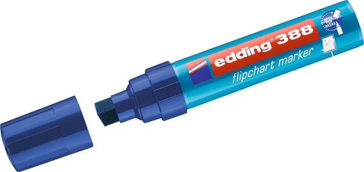 Produktbild Edding Flipchartmarker 388, Einw., Ksp., 4-12mm, Schreibf.: blau 1 Stück (Blau, 12 mm, 1 x)