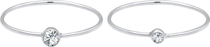 Produktbild Elli Ring Set, Solitär-Ring (64, 925 Silber)