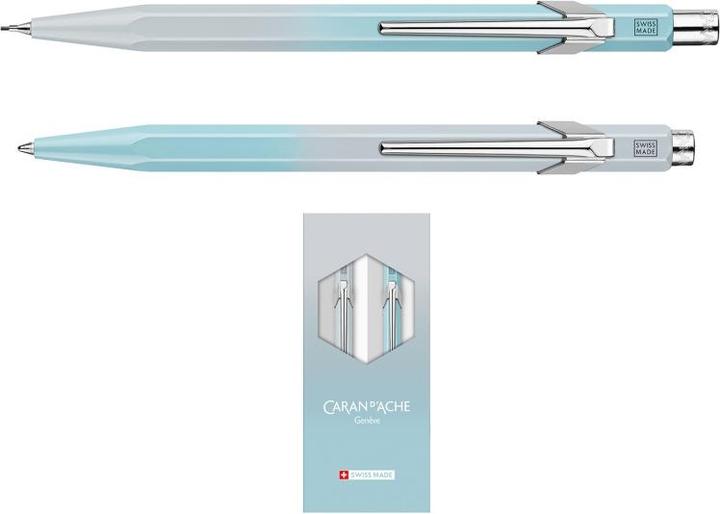 Produktbild Caran d'Ache 849 Set Blue Lagoon Sonderedition (Polarblau, Frostgrau, 2 x)