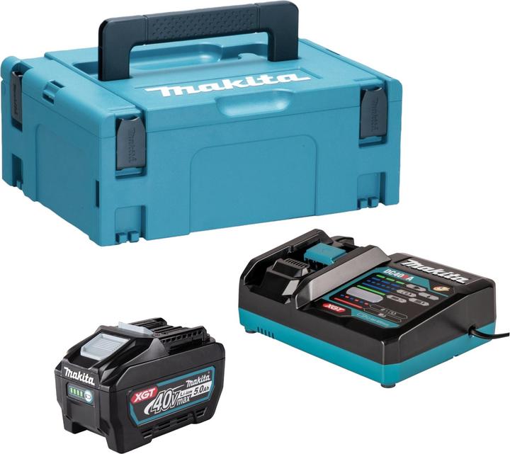 Produktbild Makita Power Source Kit 1x BL 4050 F Akku 40 V max. 5,0 Ah XGT + DC 40 RA Ladegerät + Makpac (40 V)