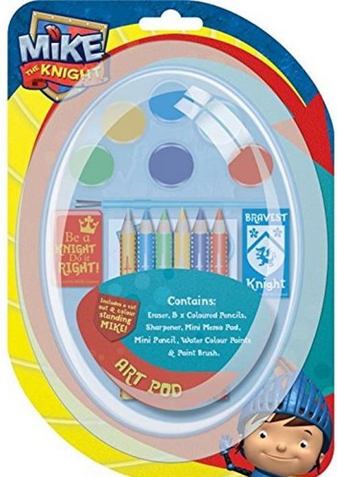 Actual product image Mike The Knight Colouring Set
