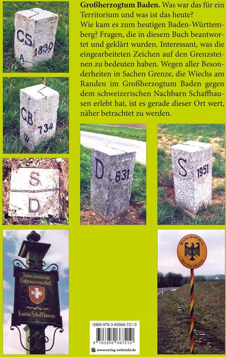 Produktbild Grenzsteine um die Ortschaft Wiechs am Randen im Grossherzogtum Baden (Deutsch, Nikolaus Philippi, 2024)