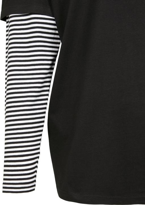 Produktbild Urban Classics Oversized Double Layer Striped LS Tee (XL)