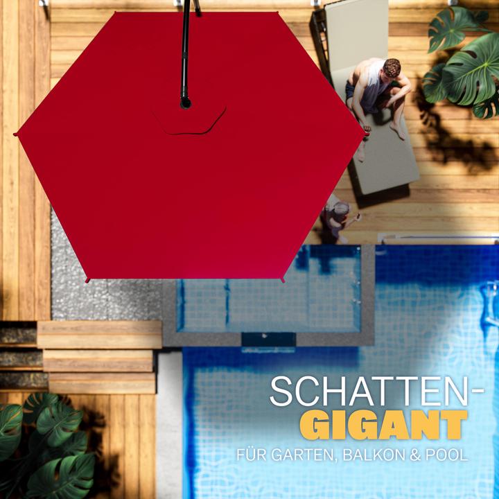 Actual product image Kingsleeve Cantilever umbrella 3,3m (3.30 m)