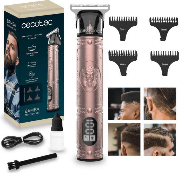 Cecotec Professionelle Haarschneidemaschine und Trimmer Bamba Precisioncare Warrior