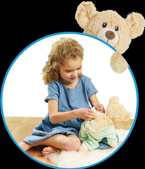 Actual product image Heless Cuddly Plush Teddy Dreamy, Plush Toy (22 cm)