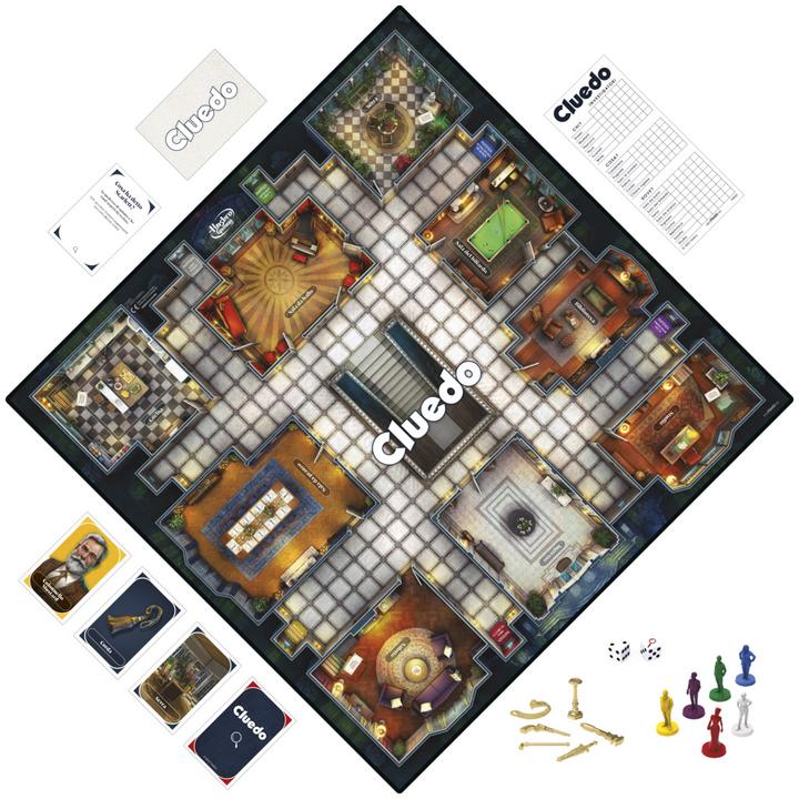Immagine prodotto Hasbro Gaming Gioco da tavolo Cluedo, Cluedo ridisegnato per 2-6 giocatori, gioco investigativo, gioco per (Italiano)