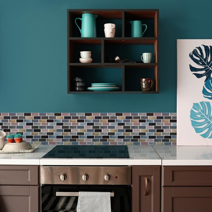 Image du produit Relaxdays Stickers-carrelage (31 x 0.1 x 31 cm)