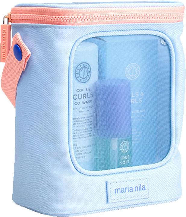 Maria Nila Coils & Curls Beauty Bag Co-Wash Oil-In-Cream Argan Oil for Curly Hair (Haarpflege set)