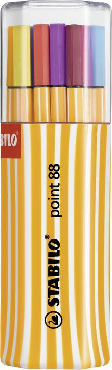 Produktbild STABILO point 88 Fineliner (Multicolor, 20 x)