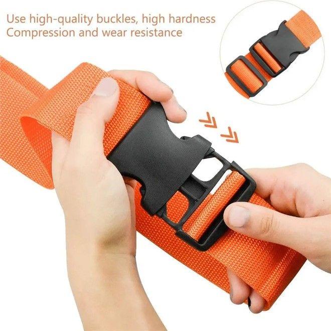 Actual product image MU Classic Kent Series Adjustable Luggage Strap (Case strap)