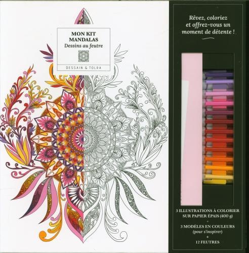 Image du produit Larousse pratique Mon kit mandalas : dessins au feutres