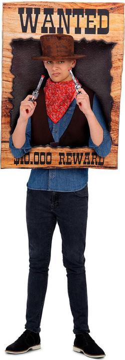 Produktbild My Other Me Verkleidung für Erwachsene Wanted Einheitsgrösse Cowboy 3 Stücke (One Size)