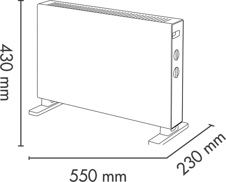 Image du produit Argo Chauffage radiant Kansas (2000 W)