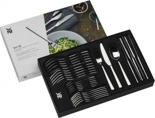 Productafbeelding WMF Bestekset 6 personen Boston 30st Monobloc Messen Roestvrij Staal Gepolijst (30 Stuk, Bestekset)