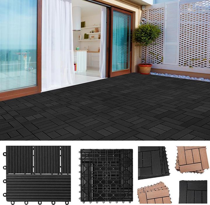 Produktbild Casaria WPC Fliesen (66 x, 30 x 30 x 2 cm)