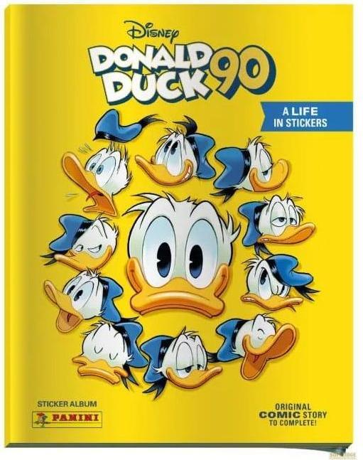 Panini Donald Duck 90 Sticker & Trading Card Collection Album *Version allemande