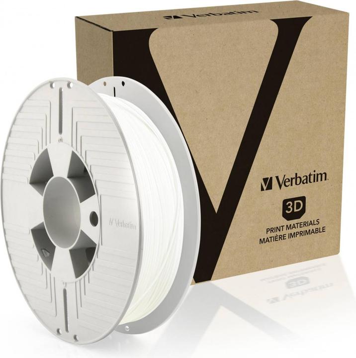 Image du produit Verbatim Tefabloc blanc (TPE, 1.75 mm, 500 g, Blanc)