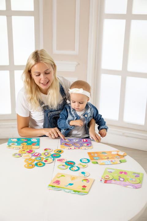 Produktbild Activity Board Lernspiele für Kinder, Familienspiel, Lotto, Kinderlotto - Wovon träumen Mädchen?