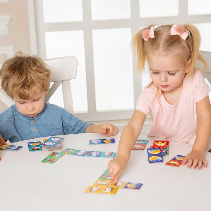 Immagine prodotto Montessori DOMINO. Animali giocattoli