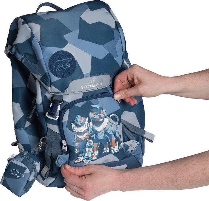 Immagine prodotto Beckmann Zaino scolastico Active Air FLX con tasca frontale double-face (25 l)