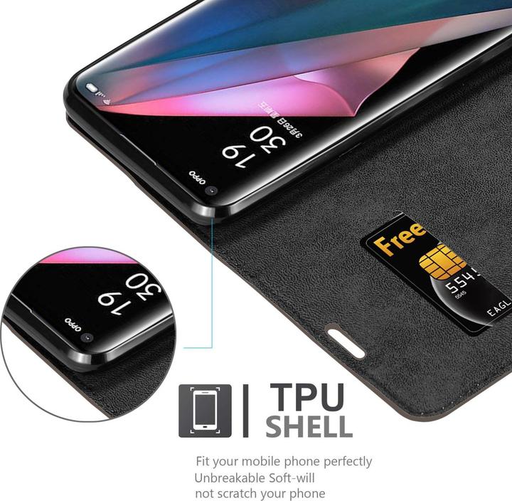 Immagine prodotto Cadorabo Libro Invis. Coperchio magnetico (Oppo Find X3 Pro)