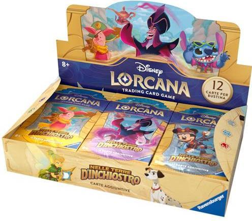 Disney Lorcana Box 24 buste: Nelle Terre d'Inchiostro (Display del booster)