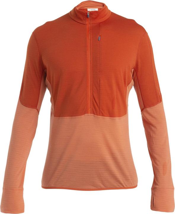 Icebreaker Men Merino 200 Realfleece Descender LS Half Zip (L)