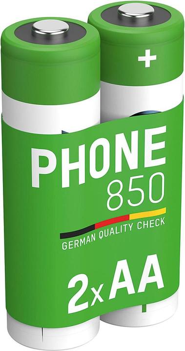 Produktbild Ansmann Dect NiMH Akku Mignon AA Typ 850 (min. 800 mAh) maxE (2 Stk., AA, 800 mAh)