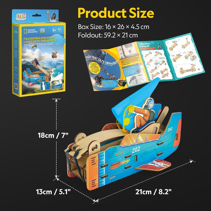 Actual product image Cubicfun Fallschirm-Katapult