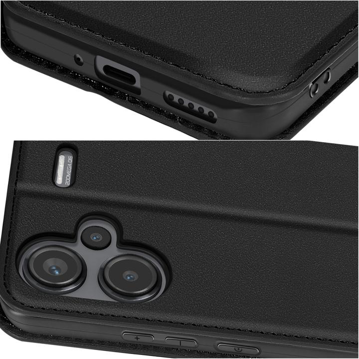 Actual product image Avizar Classic Edition, back cover with magnetic flap Series (Xiaomi Redmi Note 13 Pro+)
