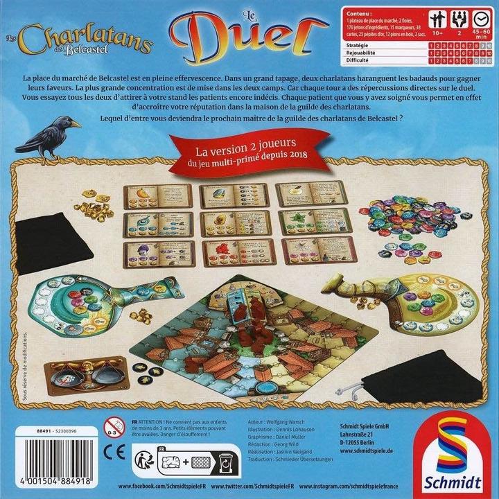 Actual product image Schmidt Spiele Les Charlatans de Belcastel - Le Duel (French)