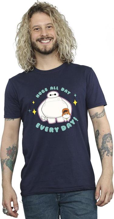 Immagine prodotto Disney Big Hero 6 Baymax Hugs Everyday Maglietta Uomo (L)