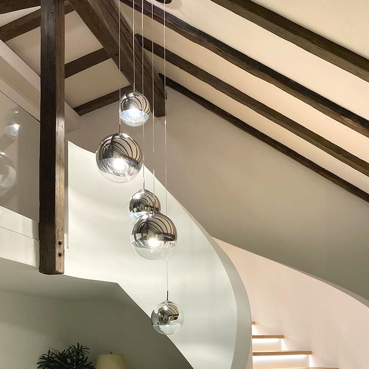 Image du produit s.luce Fairy Boule miroir Lampe à suspendre (E27)