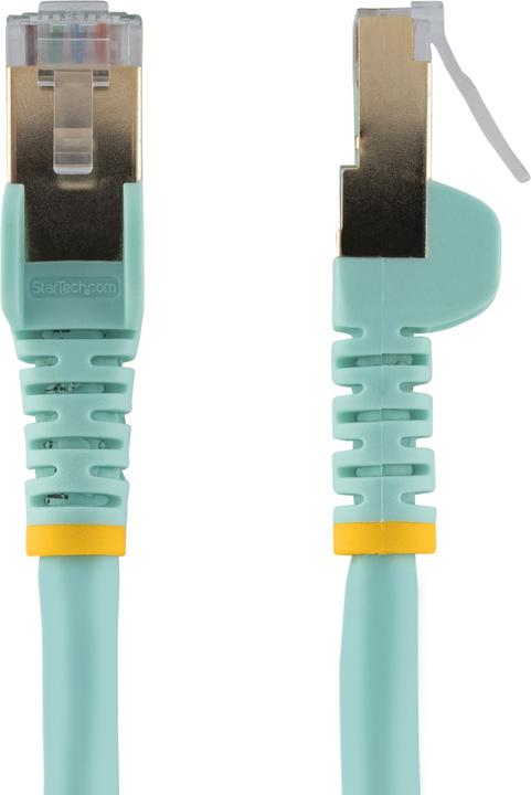 Produktbild StarTech Patch Cable Cat6a 0.5m Aqua (STP, CAT6a, 0.50 m)
