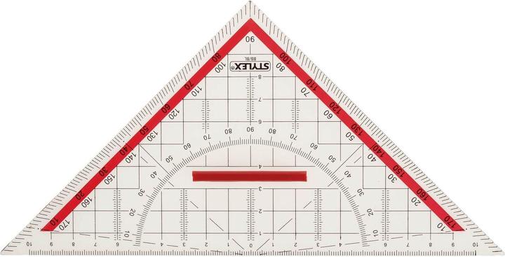 Immagine prodotto Stylex Triangolo geometrico 22 cm con manico 37110 (22 cm)