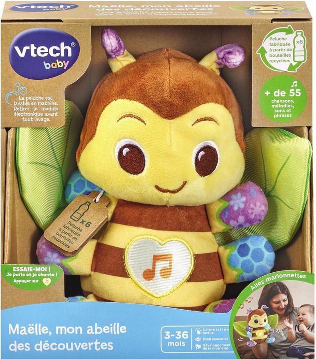 Productafbeelding VTech Maëlle, mon abeille des découvertes (bouteilles plastique recyclées) (24.50 cm)
