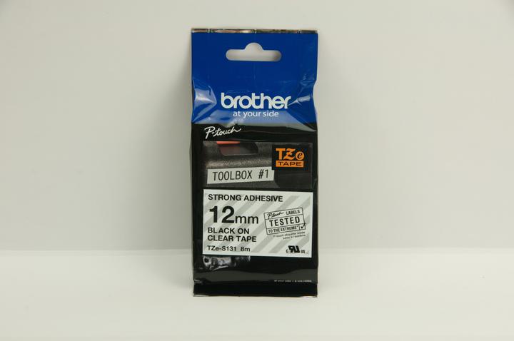 Immagine prodotto Brother Tze-S131 (1.20 cm, Nero, Trasparente)