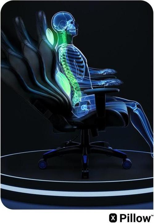 Productafbeelding Diablo Gaming stoel X-One 2.0 Gaming Chair Normaal, Zwart-blauw