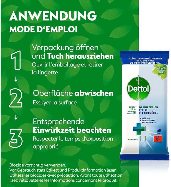 Immagine prodotto Dettol Salviettine per la pulizia disinfettanti