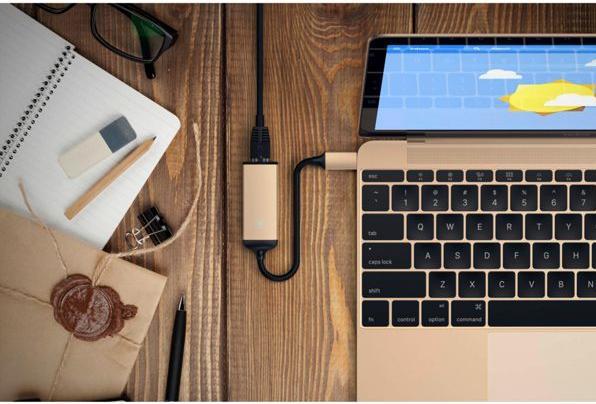 Image du produit Satechi Adaptateur USB-C vers Ethernet Or USB-C vers Ethernet RJ45