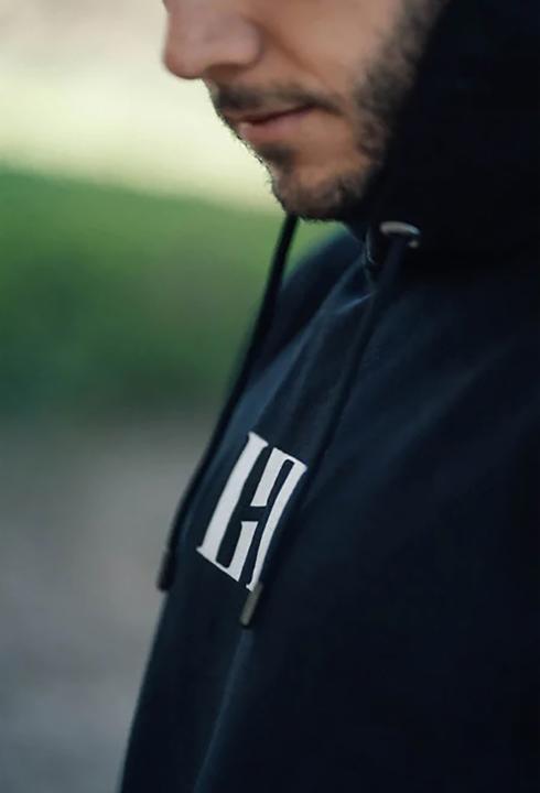 Immagine prodotto Luca Hänni Felpa con cappuccio (LH) (XL)