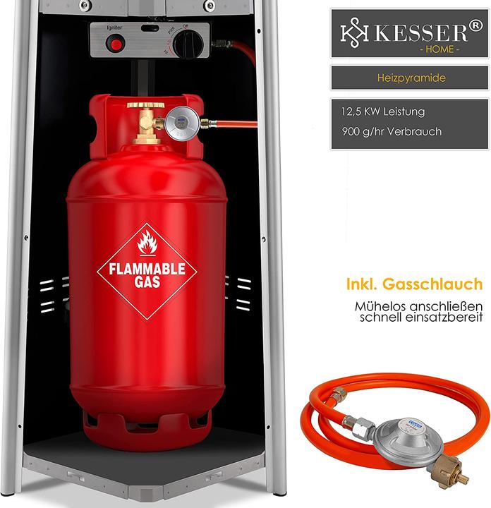 Produktbild Kesser Heizstrahler, Grau