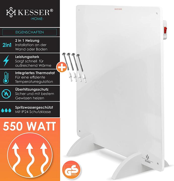 Produktbild Kesser Infrarotheizung, 1x 550 Watt