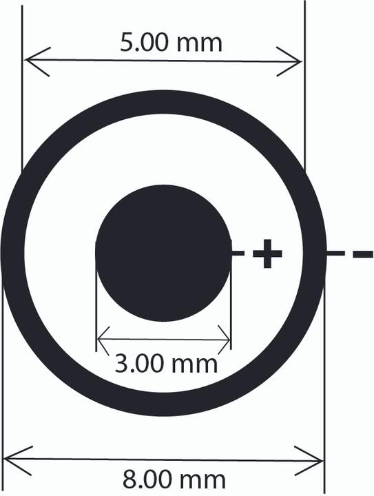 Produktbild Exsys EX-K1110 Stromkabel 2-polige Klemmleiste (0.10 m)