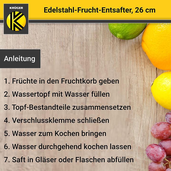 Produktbild Krüger Dampfentsafter