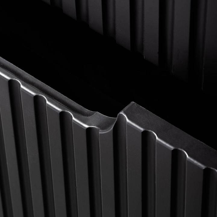 Produktbild En.Casa Waschtischunterschrank Skelbolu 120x60x40 cm Schwarz