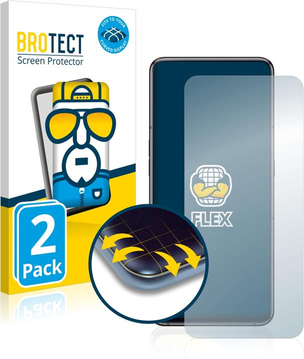 Produktbild BROTECT Full-Cover Displayschutz (2 Stück, Samsung Galaxy A80)