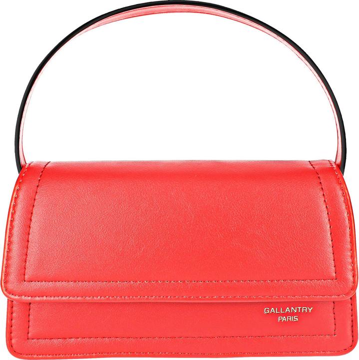 Gallantry Glatte Handtasche aus Kunstleder in Rot (15 l)