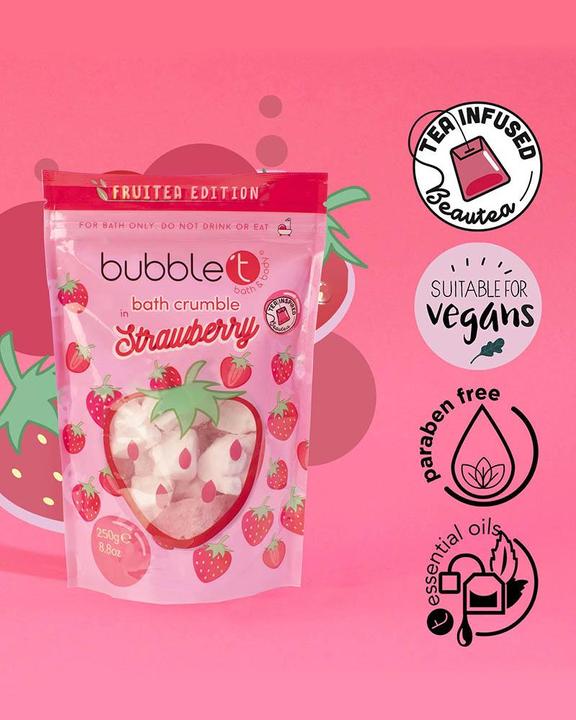 Actual product image Bubble T Fruitea Strawberry (Bath bombs)